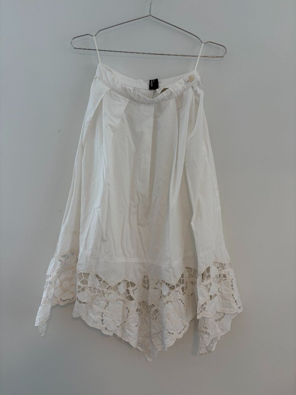 Comme des Garcons White Lace Skirt